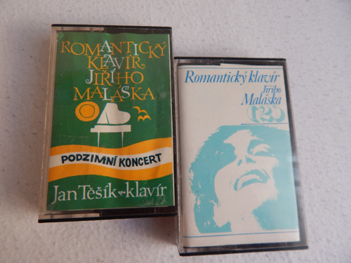 MC kazety - Jiří Malásek 2x - klavír.