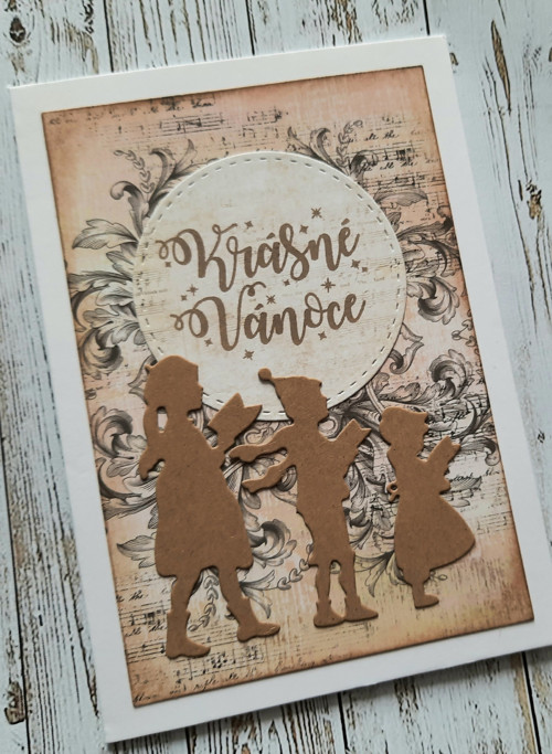 Vánoční vintage přání — foto 1