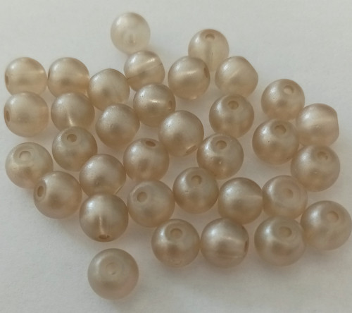 Poloprůhledné kuličky 6mm - 40ks