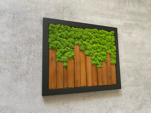 Mechový obraz 30x25cm
