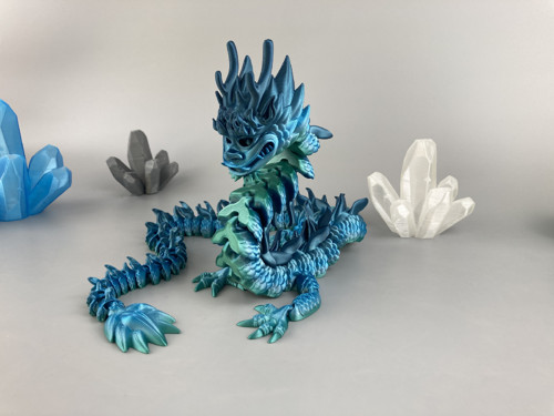 Flexi imperiální drak - 68cm, 3D tisk — foto 1