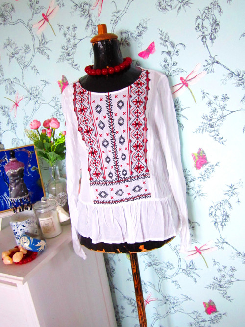 Jupénka boho vyšívaná — foto 1