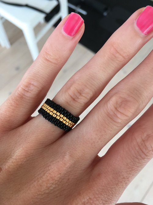 Prsten *black-gold*