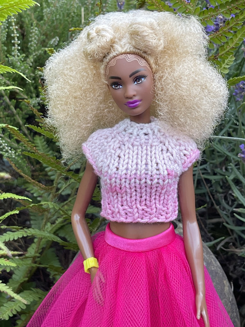 Top pro BARBIE růžová 14 — foto 1