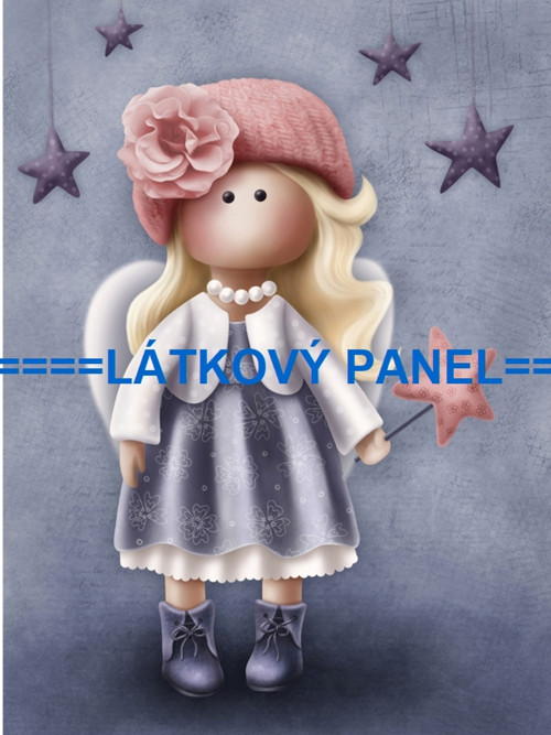Bavlněný panel 18x25 cm - skladem