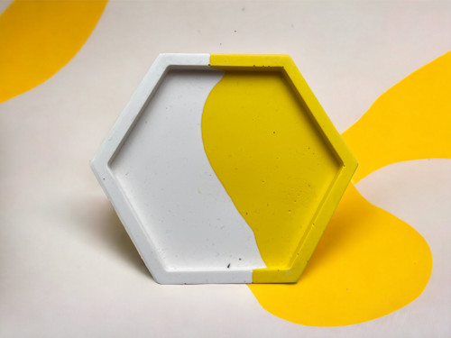 Hexagon žlutý