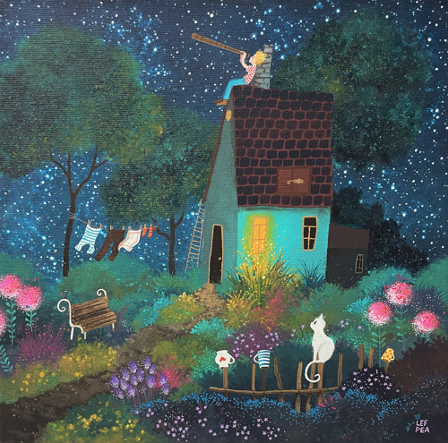 Daleko od lidí - 30x30cm — foto 1