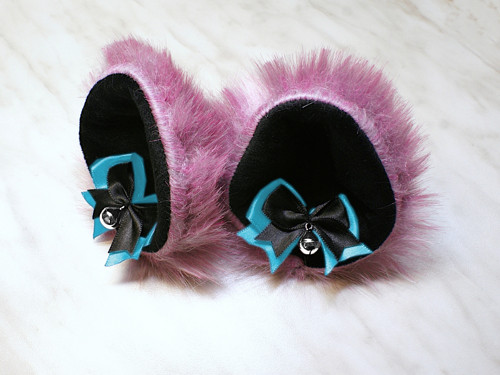 Kočičí uši s klipem a čelenkou, kittenplay ears