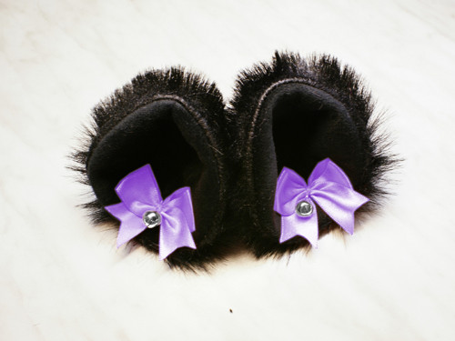 Kočičí uši s klipem a čelenkou, kittenplay ears