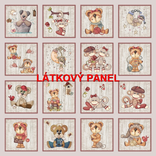 Bavlněný panel /i na pexeso/ 35 x 35 cm — foto 1
