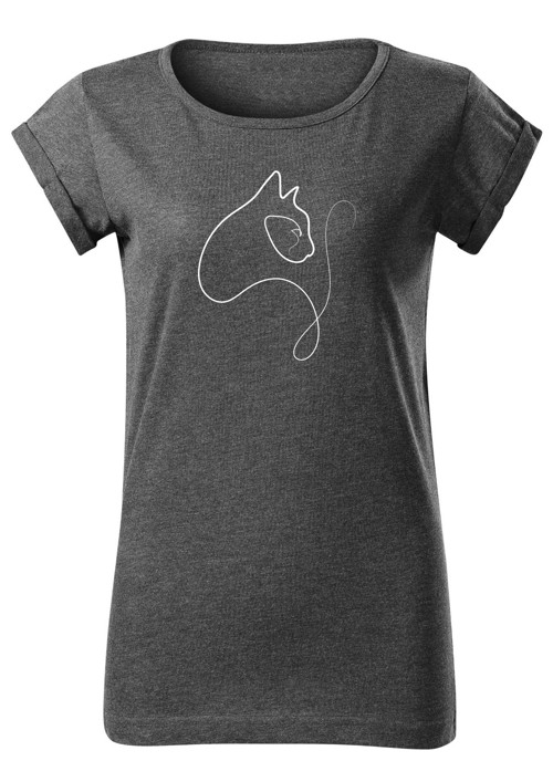 Dámské tričko "Cat Silhouette"