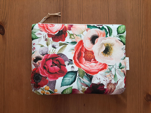 Beauty bag large Růže červená