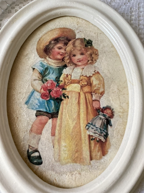 Vintage obrázek děti 2 — foto 1