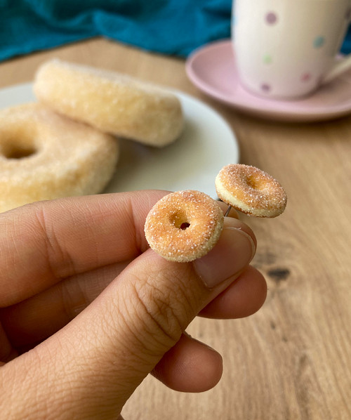 Donutky obalené v cukru (pecky)