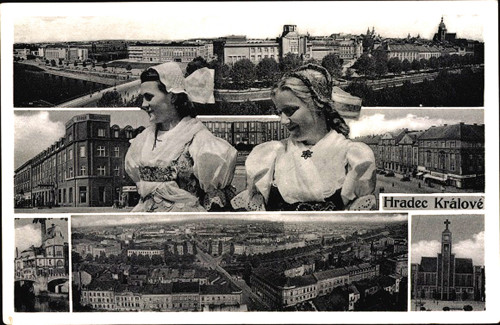 Pohlednice Hradec Králové - město