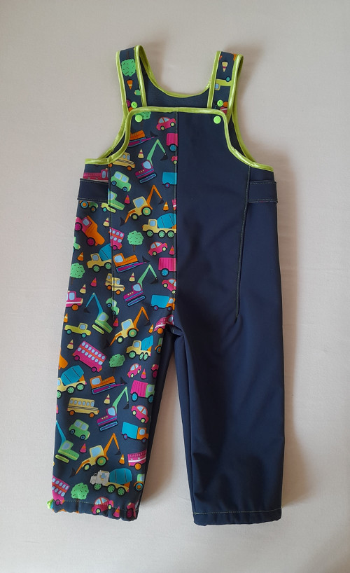 Zimní softshell. lacláče - stav. auta - vel. 86 — foto 1