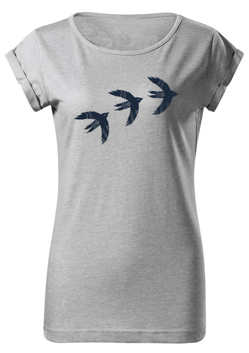 Dámské tričko "Black swallows"