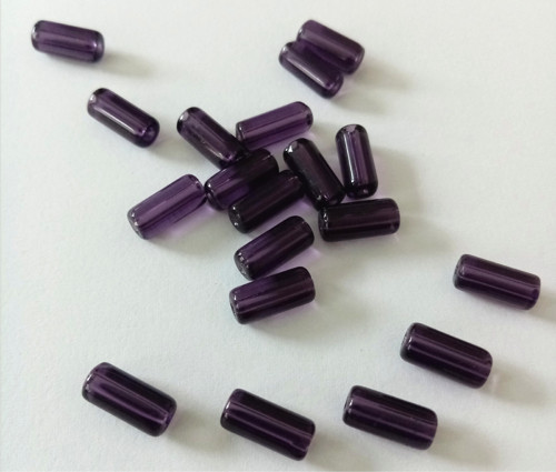 Drobný korálek oválek 8x3mm - 15 ks
