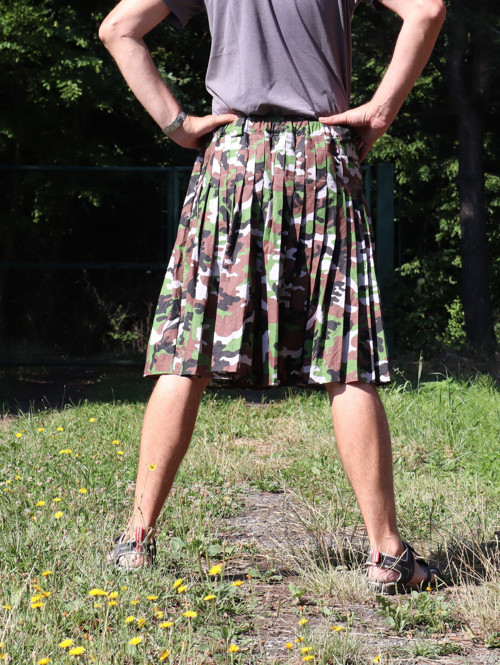 Pánská bavlněná sukně — foto 1