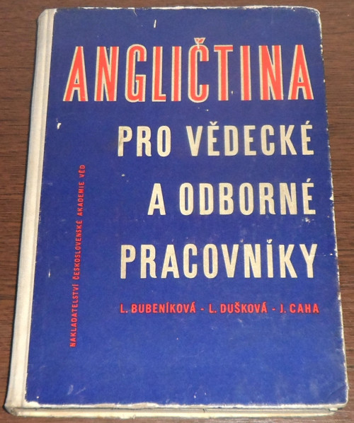 ANGLIČTINA pro vědecké a odborné pracovníky, 1964