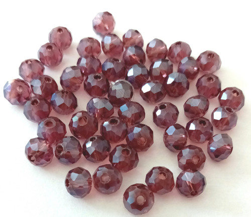 Rondelka skleněná broušená 6x5mm - 20ks