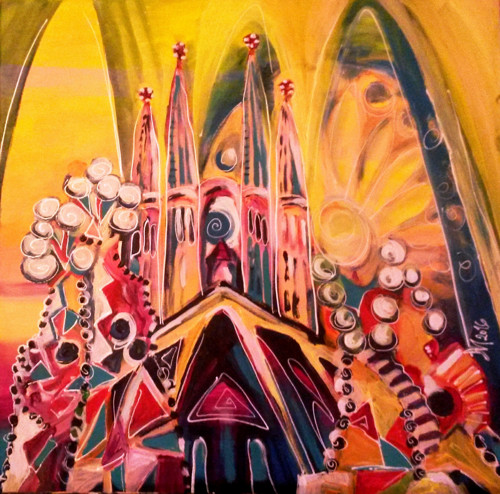 Sagrada Familia-barevný sen Antoni Gaudího