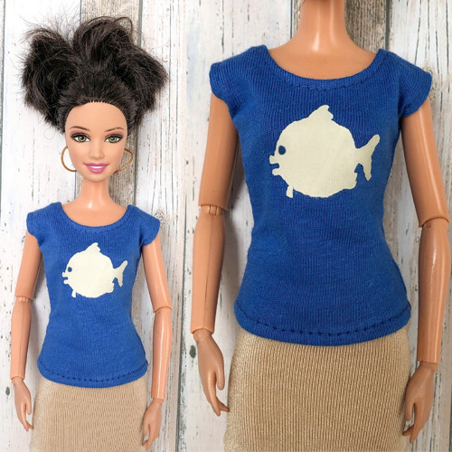 Tričko s obrázkem pro barbie — foto 1
