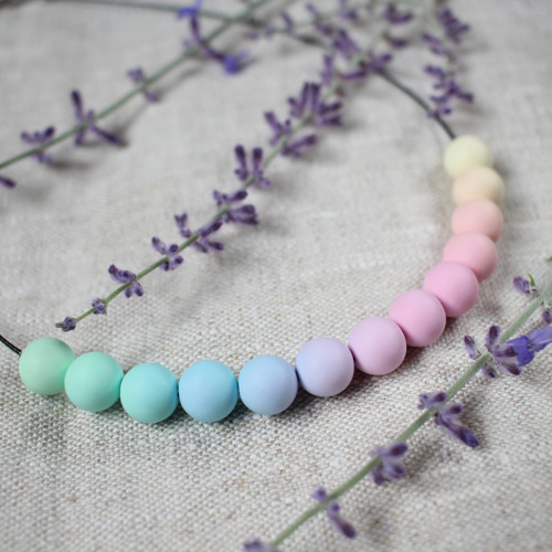 Korále něžný pastel — foto 1