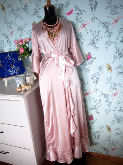 Šaty powder pink romantické — foto 1