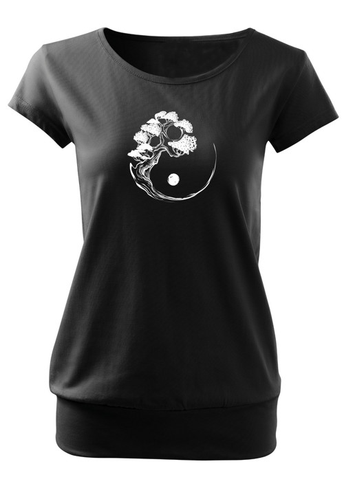 Dámské tričko "Yin-Yang Bonsai Tree"