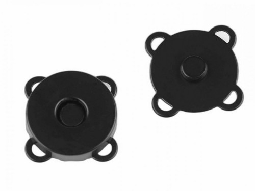 5sada černá mat magnetické zapínání ø18 mm,