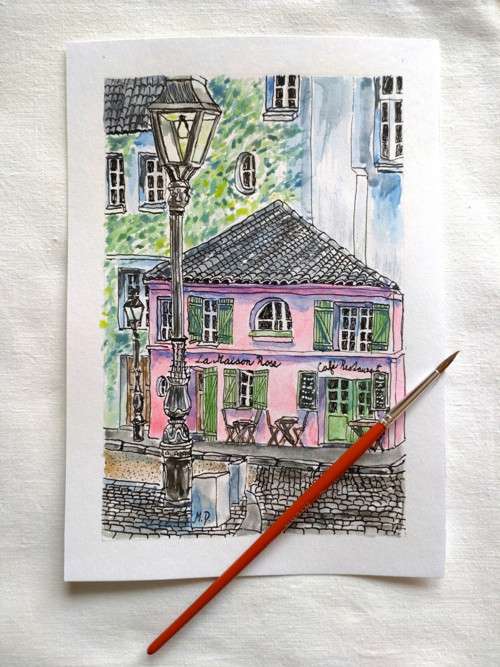 La Maison Rose in Montmartre