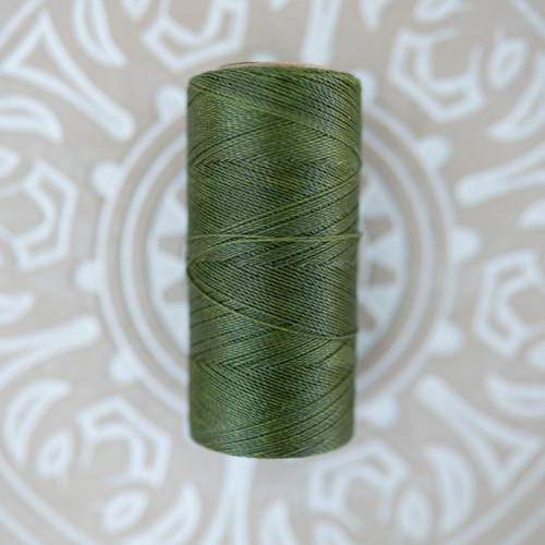 Linhasita 0.5mm macrame nit Olive Green (88) — foto 1