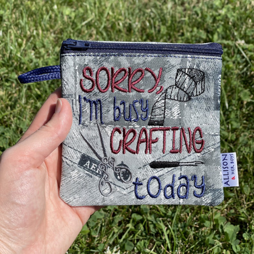 Kapsička velká Sorry I am crafting