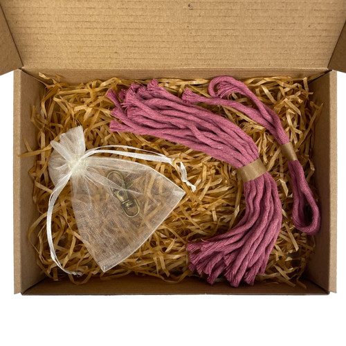 Sada na macramé - PÍRKO - DUSTY PINK