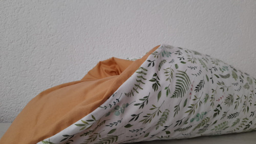Povlak na péřovou zavinovačku, svěží kapradiny