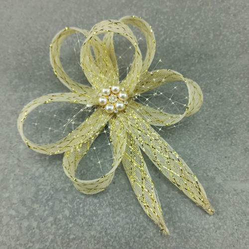 Gold Fascinator