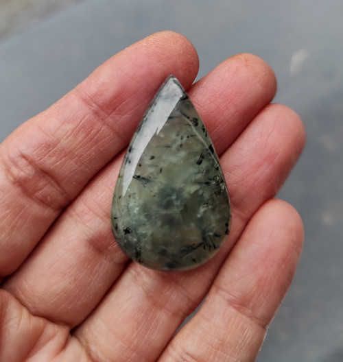Prehnit, ID 2578, 36x22 mm