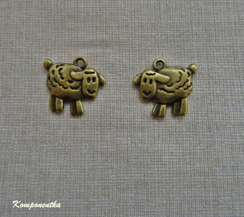 Přívěšek ovečka 18x16mm 1kus