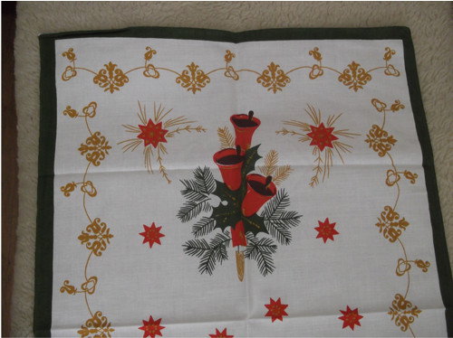 Vánoční ubrousek,utěrka,prostírka . 49x75 cm