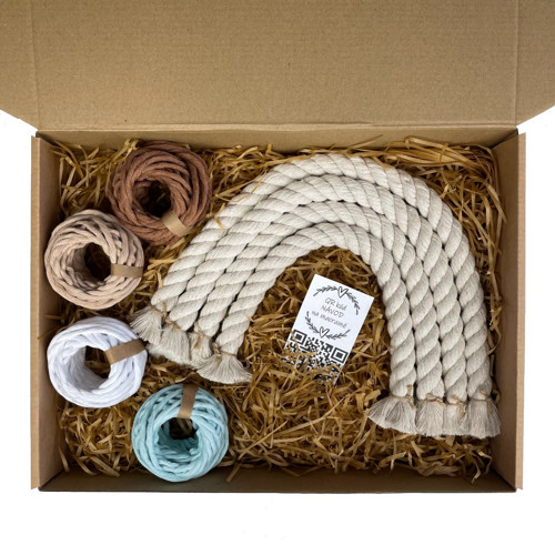 Sada na macramé - DUHA - MINT