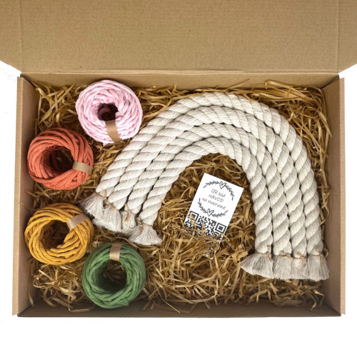 Sada na macramé - DUHA - SPRING — foto 1