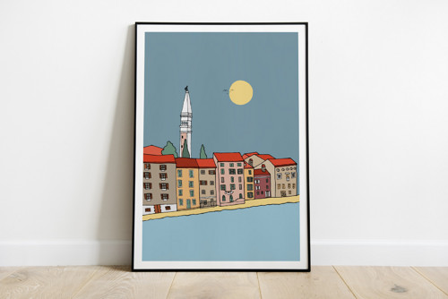 Plakát Rovinj Chorvatsko A5