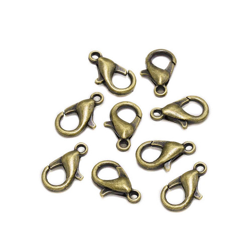 Karabinka bronz 12mm, 2/10ks — foto 1
