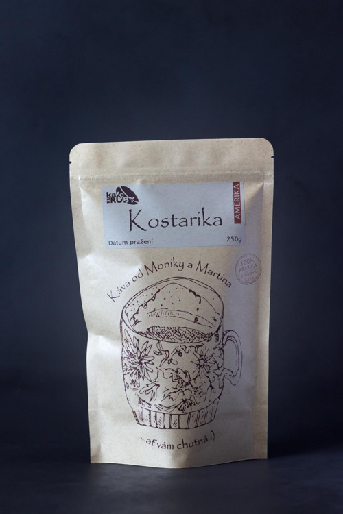 Zrnková káva Kostarika 250g