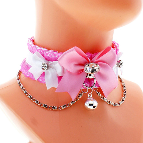 Kittenplay collar ddlg obojek s řetízkem