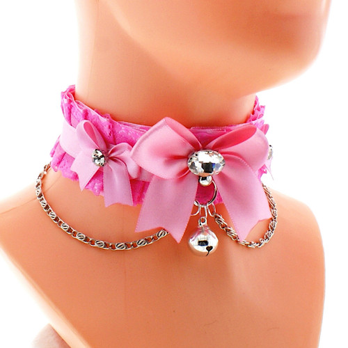 Kittenplay collar ddlg obojek s řetízkem