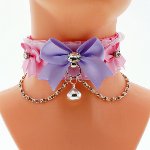 Kittenplay collar ddlg obojek s řetízkem