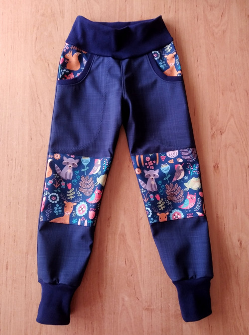 Softshellové kalhoty jarní