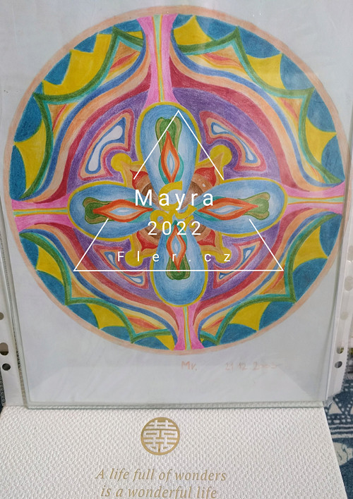 Mandala meditace obrázek